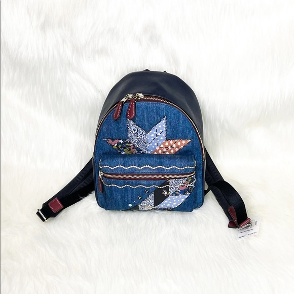 Coach - Mini Backpack in Denim - Picture 2 of 4